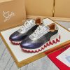 大人気！ルブタンコピー LOUBISHARK 爽やか パープル ★スニーカー 偽物 Ruf83440 - 画像 (2)