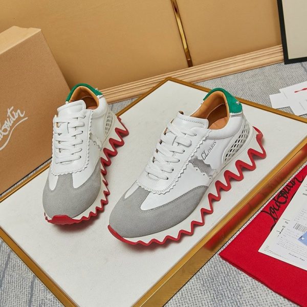 【日本未発売】ルブタンコピー LOUBISHARK 爽やかホワイト ★スニーカー Rux78311 - 画像 (8)