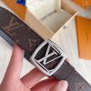 人気急上昇ルイヴィトン サンチュール・LVスクエア 偽物 30MM リバーシブルベルト vul50603 - 画像 (2)
