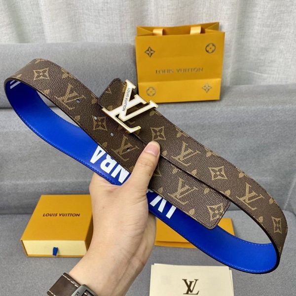 大人気！ルイヴィトン LVXNBA サンチュール・LV スリーステップス 偽物 40MM リバーシブルベルト vuy41565 - 画像 (9)