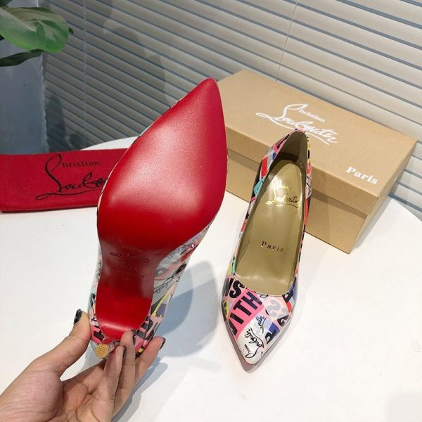 可愛い クリスチャンルブタン 偽物 国内発■Tivoliプリントパンプス Rue55675 - 画像 (7)