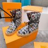 世界中で大人気♪ルイヴィトン スノードロップ ライン 偽物 アンクルブーツ vui81910 - 画像 (4)