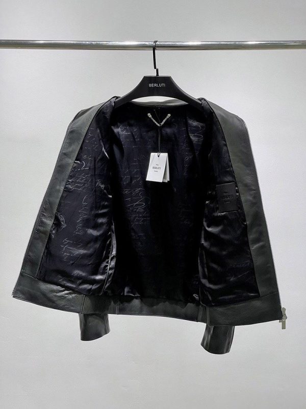 《大人気》ベルルッティ コピー レザーブルゾン ライダースジャケット bei98758 - 画像 (6)