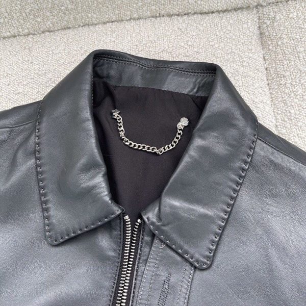 21-22AW ベルルッティ 偽物 パティーヌ レザー ブルゾン beq03792 - 画像 (3)