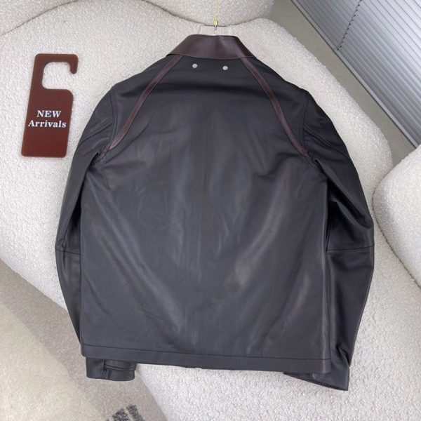 日本未入荷 ベルルッティ パティーヌ レザー ブルゾン 偽物 bek26398 - 画像 (2)