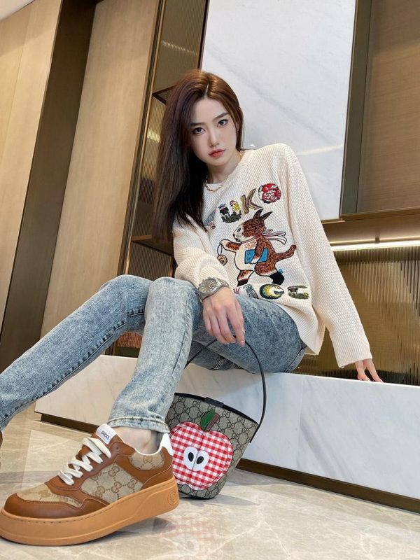21-22AW グッチ セーター 偽物 GGジャガードコットyuku gui81822 - 画像 (5)