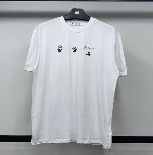 完売必至 OFF WHITE Tシャツ 偽物 スプレー カラバッジョ スリムフィット off48995 - 画像 (2)