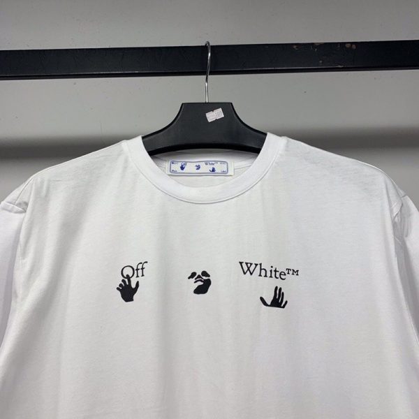 完売必至 OFF WHITE Tシャツ 偽物 スプレー カラバッジョ スリムフィット off48995 - 画像 (4)