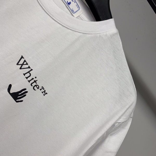 完売必至 OFF WHITE Tシャツ 偽物 スプレー カラバッジョ スリムフィット off48995 - 画像 (6)
