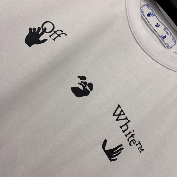 完売必至 OFF WHITE Tシャツ 偽物 スプレー カラバッジョ スリムフィット off48995 - 画像 (8)