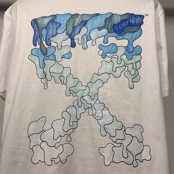 完売必至 OFF WHITE Tシャツ 偽物 スプレー カラバッジョ スリムフィット off48995 - 画像 (9)