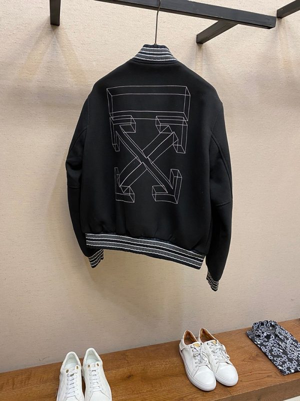 人気急上昇 OFF-WHITE ジャケット 偽物 ミニマル ボンバージャケット ofv45257 - 画像 (2)