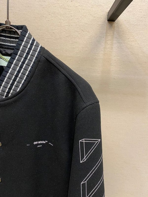 人気急上昇 OFF-WHITE ジャケット 偽物 ミニマル ボンバージャケット ofv45257 - 画像 (4)