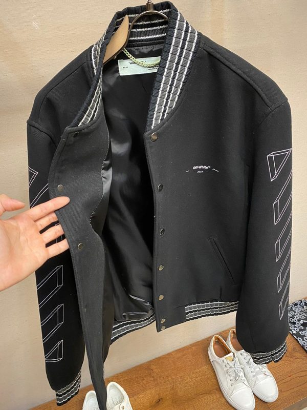 人気急上昇 OFF-WHITE ジャケット 偽物 ミニマル ボンバージャケット ofv45257 - 画像 (8)