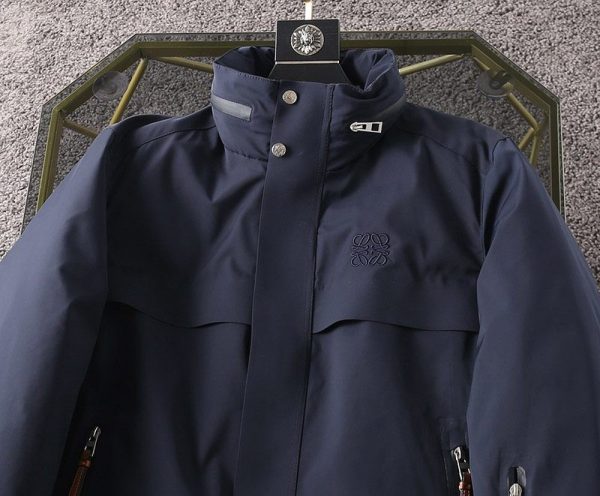 超希少！ロエベ コットン フーデッド パファー ダウンジャケット 偽物 lob70961 - 画像 (3)