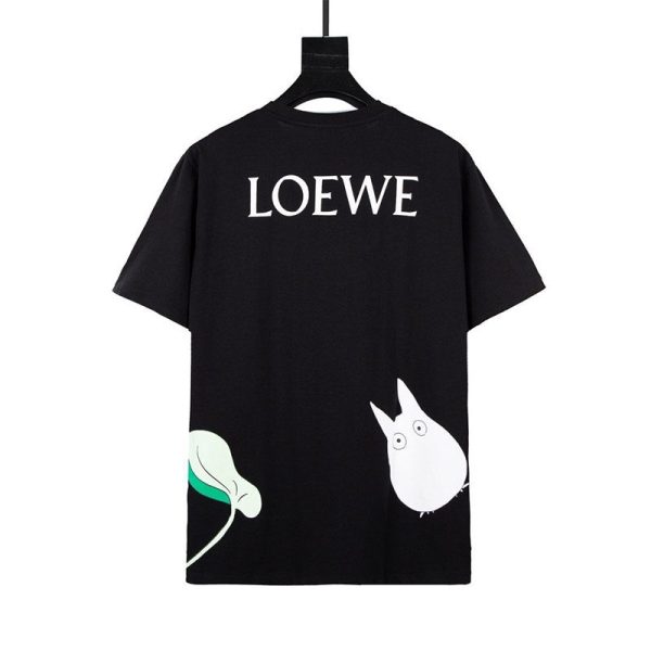 定番 可愛い ロエベ トトロ tシャツ スーパーコピー コラボ コットン lod07346 - 画像 (2)