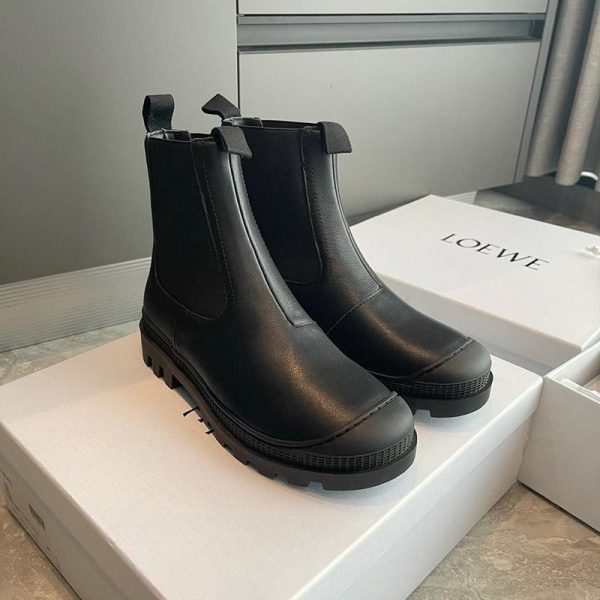 新作 お洒落に♪ ロエベ ブーツ 偽物 CHELSEA BOOT カーフ サイドゴアブーツ lou35699 - 画像 (3)