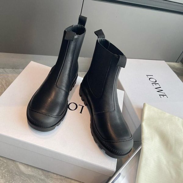 新作 お洒落に♪ ロエベ ブーツ 偽物 CHELSEA BOOT カーフ サイドゴアブーツ lou35699 - 画像 (5)