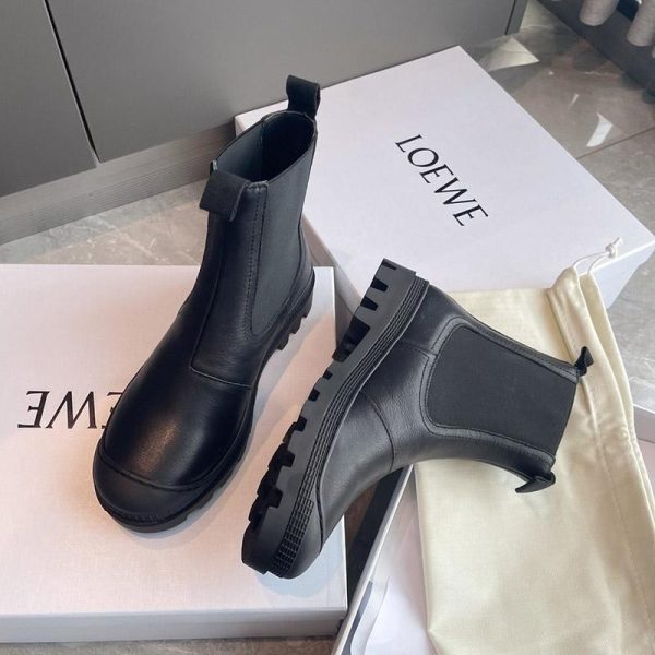 新作 お洒落に♪ ロエベ ブーツ 偽物 CHELSEA BOOT カーフ サイドゴアブーツ lou35699 - 画像 (6)