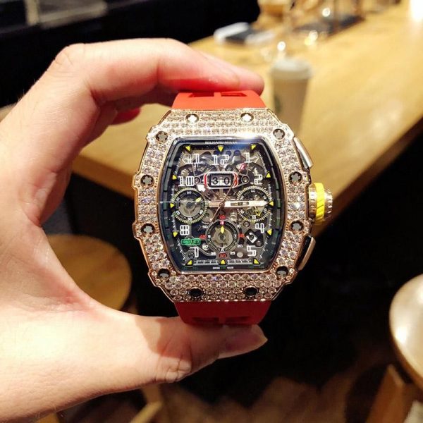 目を惹くリシャール・ミル F1レース シースルーバックコピー 自動巻き rib74106 - 画像 (3)