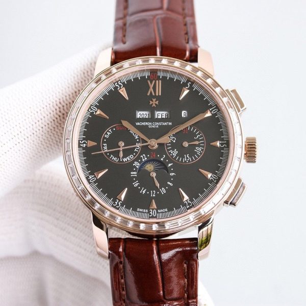21AW新作 ヴァシュロンコンスタンタン 偽物 ヒストリーク クロノグラフ vad11590 - 画像 (5)