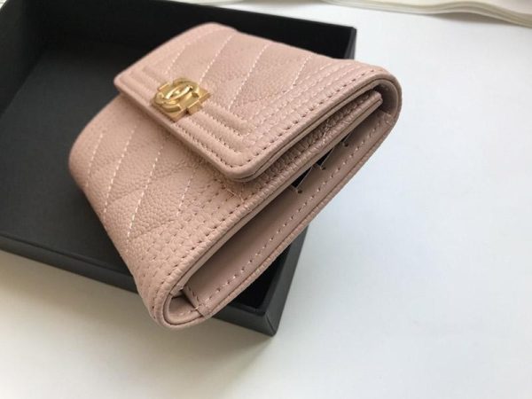 《大人気》可愛いシャネル 三つ折 ウォレット 偽物 ボーイ シャネル shy12453 - 画像 (4)