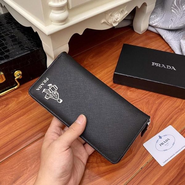 21-22AW 大人気！プラダ ファスナー付 長財布 偽物メンズ pui11000 - 画像 (6)