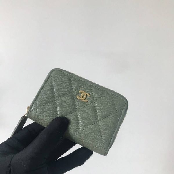 21-22AW シャネル ジップ コインパース コピー キャビアスキン shl24406 - 画像 (3)