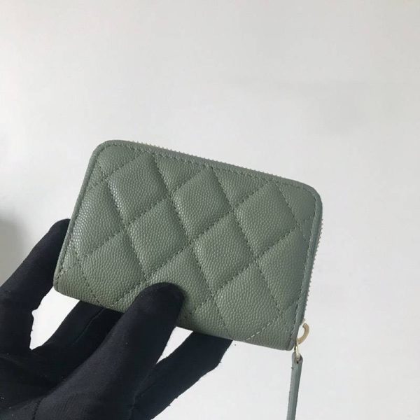 21-22AW シャネル ジップ コインパース コピー キャビアスキン shl24406 - 画像 (4)