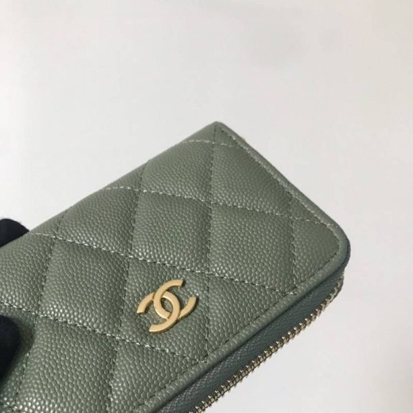 21-22AW シャネル ジップ コインパース コピー キャビアスキン shl24406 - 画像 (5)