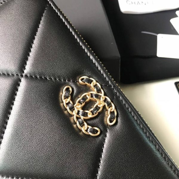 高品質♪シャネル パチモン ナインティーン ジップ 長財布 shl23333 - 画像 (4)
