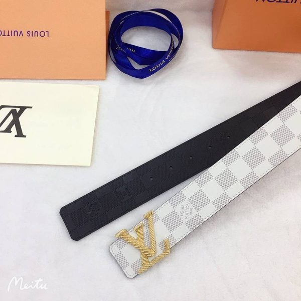 21AW新作ルイヴィトン サンチュール・LVイニシャル コピー 40MM リバーシブルベルト vug28847 - 画像 (5)