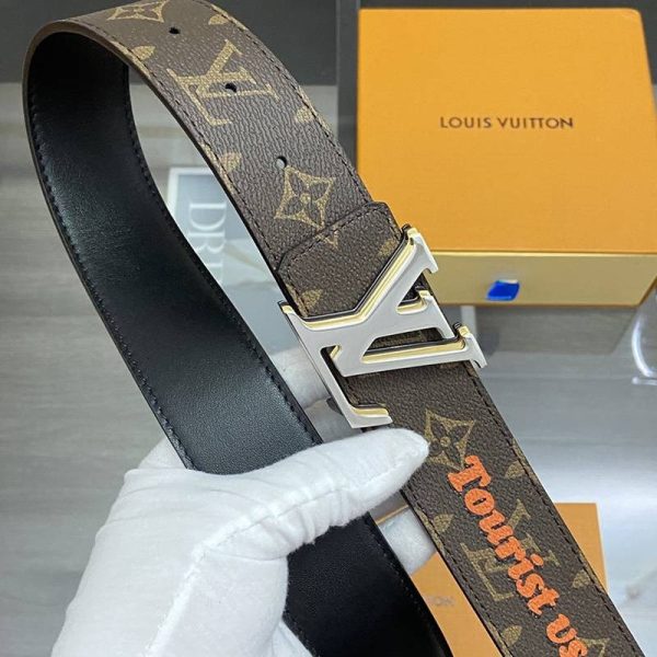 【日本未発売】ルイヴィトン スーパーコピー サンチュール・LVピラミッド 40MM リバーシブル vuy17549 - 画像 (3)