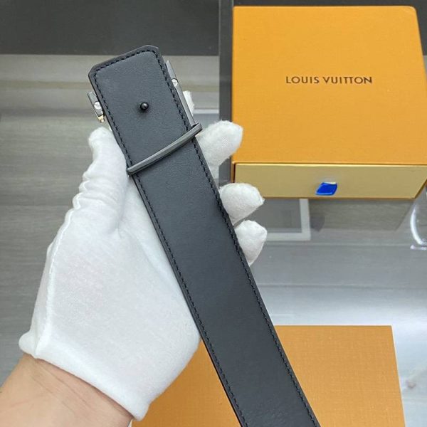 21AW新作ルイヴィトン ベルト 偽物 サンチュール・LVピラミッド 40MM リバーシブル vux74238 - 画像 (7)