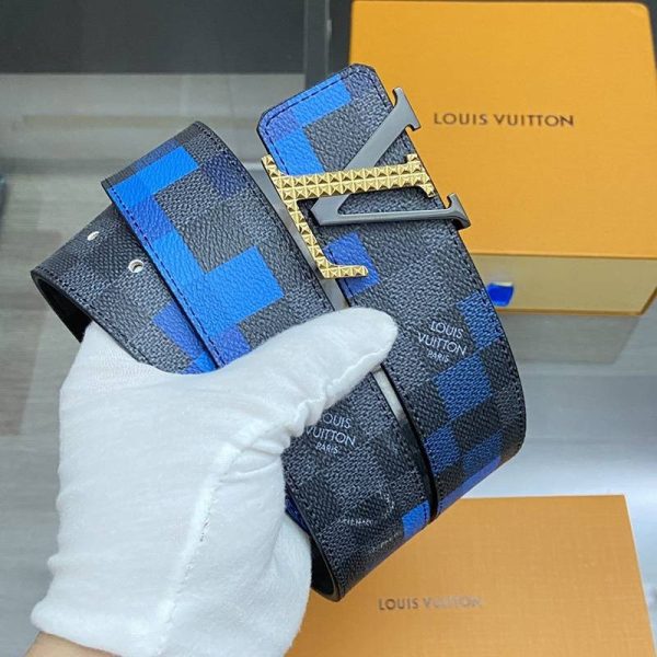 累積売上総額第１位！ルイヴィトン サンチュール・LVダイヤモンド コピー 40MM リバーシブルベルト vum29975 - 画像 (4)