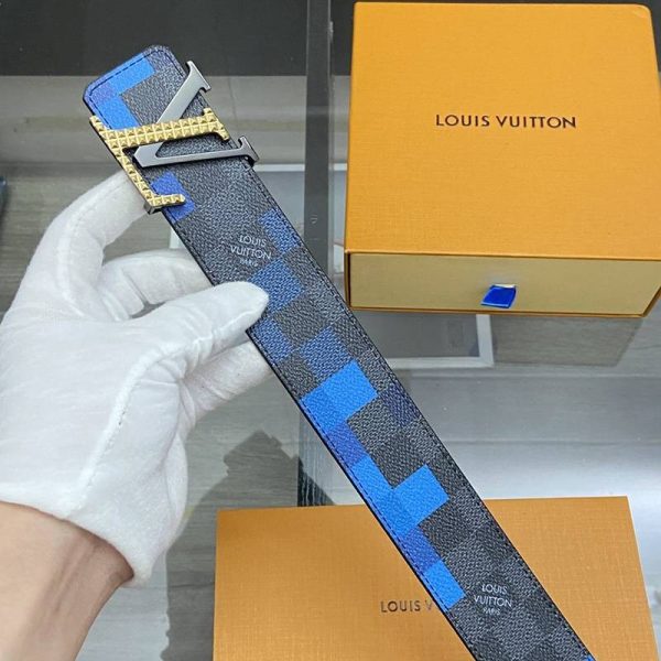 累積売上総額第１位！ルイヴィトン サンチュール・LVダイヤモンド コピー 40MM リバーシブルベルト vum29975 - 画像 (5)