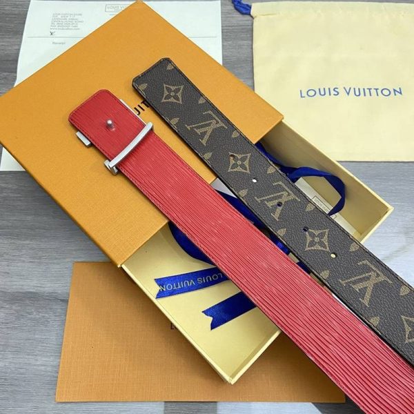 21-22AWルイヴィトン 偽物 サンチュール・LVピラミッド 40MM リバーシブルベルト vui10809 - 画像 (6)