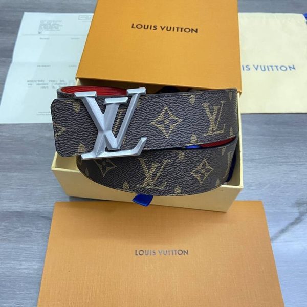 21-22AWルイヴィトン 偽物 サンチュール・LVピラミッド 40MM リバーシブルベルト vui10809 - 画像 (4)