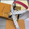 人気No1ルイヴィトン サンチュール・ポンヌフ 偽物 40MM リバーシブルベルト vuk67110 - 画像 (2)