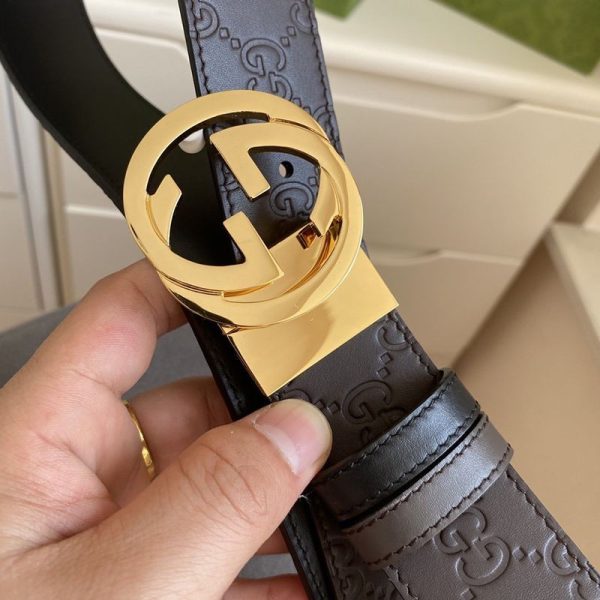 21-22AWグッチ ベルト コピー メンズ GG スプリーム 37mm guw12288 - 画像 (6)