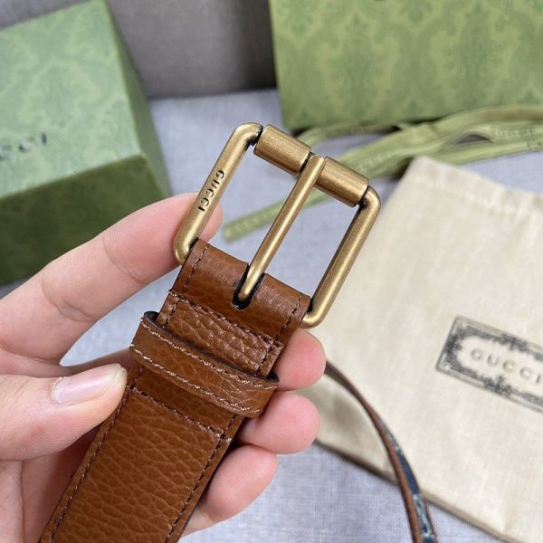 入手困難グッチ リバーシブル ベルト コピー スクエア バックル 30mm gud35513 - 画像 (2)