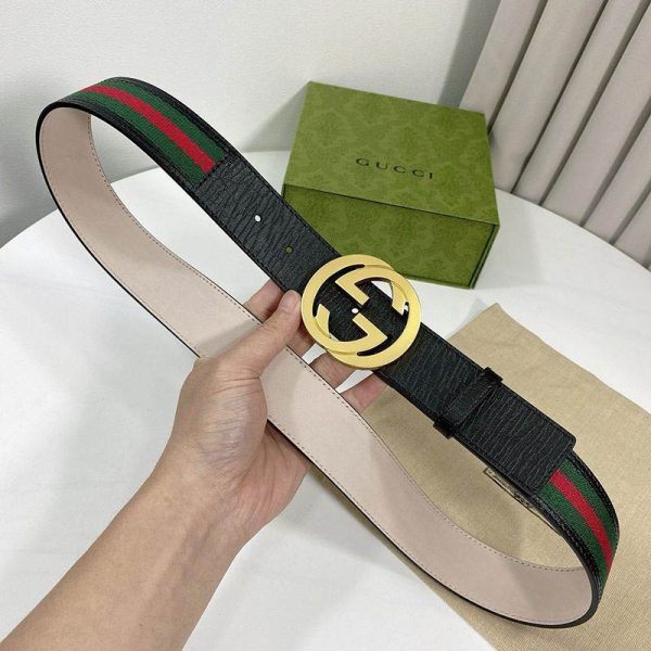【グッチ ベルト 偽物】 リバーシブル GGスプリーム キャンバス 38mm guu52349 - 画像 (3)