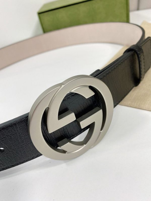 希少色【グッチ ベルト 偽物】 リバーシブル GGスプリーム キャンバス 38mm gum28434 - 画像 (3)