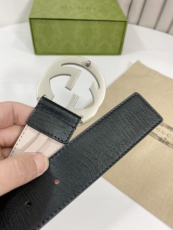 希少色【グッチ ベルト 偽物】 リバーシブル GGスプリーム キャンバス 38mm gum28434 - 画像 (5)