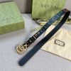 春もの新作グッチ100 偽物 プリント GGマーモントレザーベルト 30mm☆ gut18638 - 画像 (5)