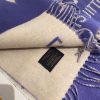 稀少 高品質♪♪♪ルイヴィトン カシミヤ タッセル マフラ vul14835 - 画像 (4)