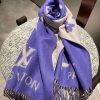 稀少 高品質♪♪♪ルイヴィトン カシミヤ タッセル マフラ vul14835 - 画像 (7)