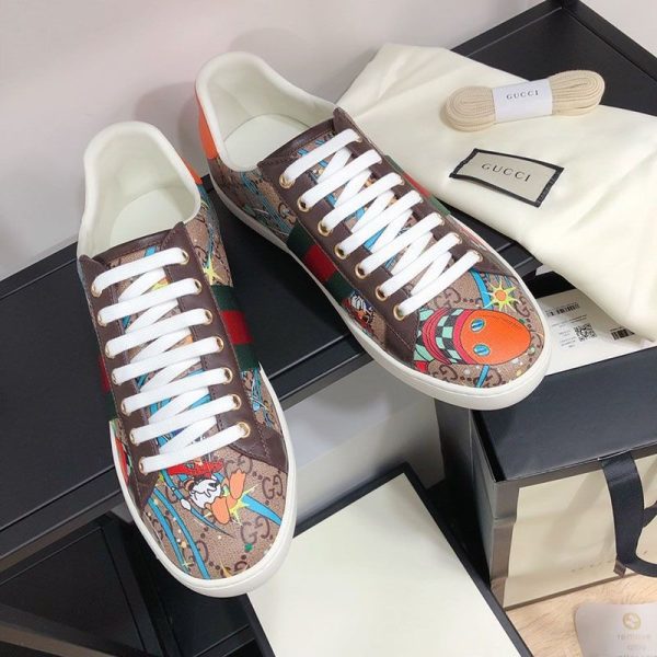 可愛い DISNEY x グッチ ドナルドダック ウィメンズ スニーカー コピー guu40702 - 画像 (8)