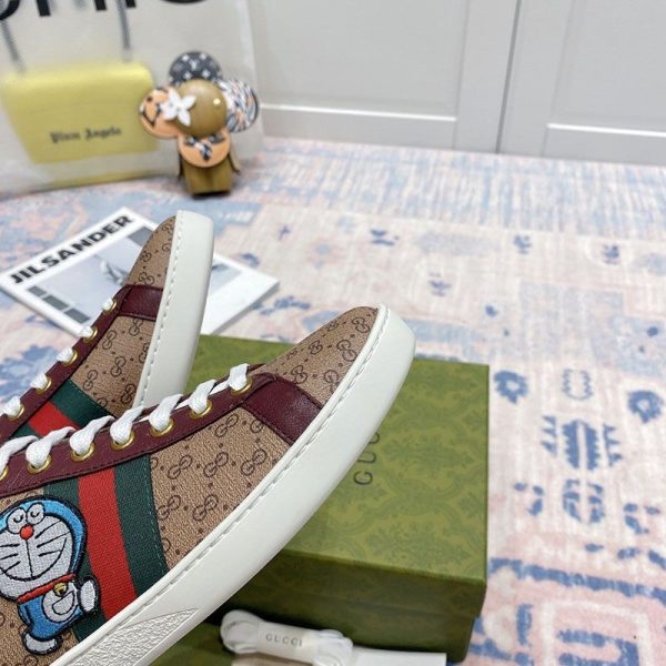 稀少 DORAEMON x グッチ 偽物ドナルドダック ウィメンズ スニーカー gul17636 - 画像 (9)