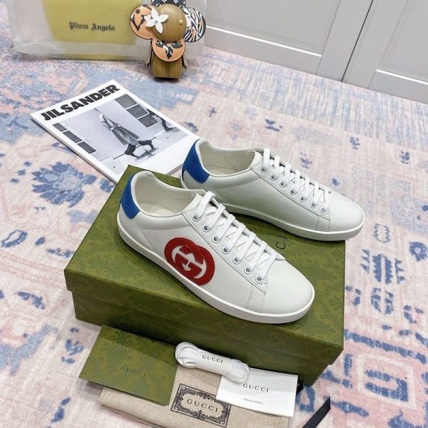 大人気！グッチ エンブロイダリー付き ウィメンズ スニーカー 偽物 guk44376 - 画像 (2)